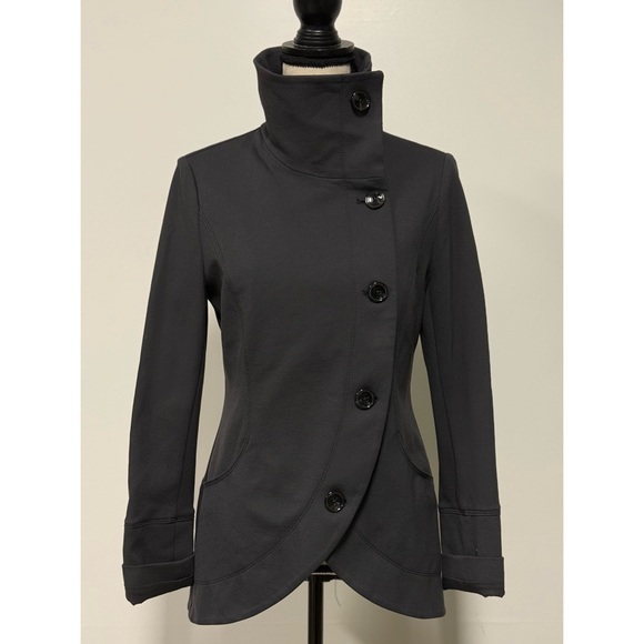 White House Black Market Lightweight Jacket Gray Size 6 - Picture 3 of 11